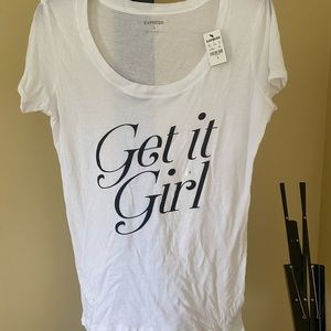 Express Scoop Neck T-shirt!